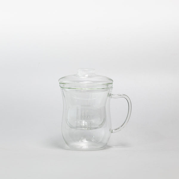 Clear Glass Tea Cup and Infuser