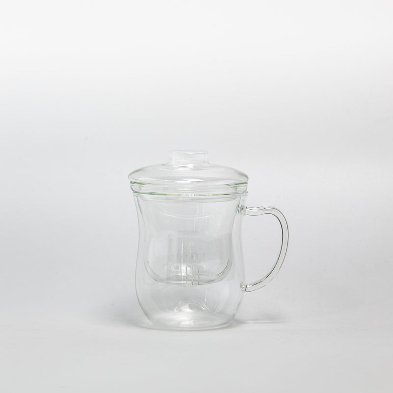 Clear Glass Tea Cup and Infuser